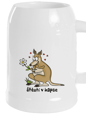 Štěstí v kapse půllitr White