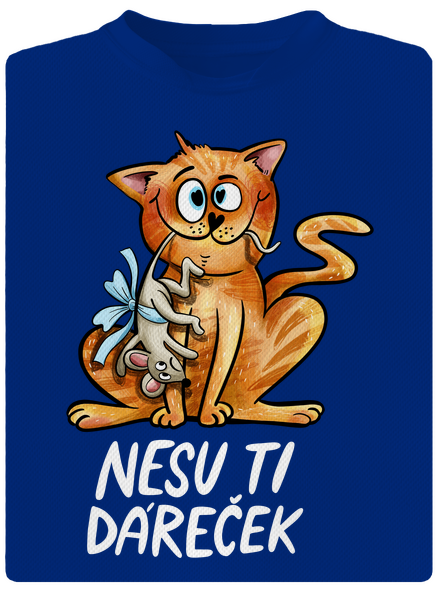 Nesu ti dáreček  pánské sportovní tričko Royal Blue Mal