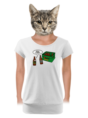 dámské tričko s lemem