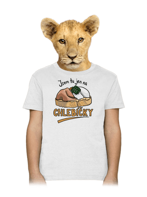 Na chlebíčky dětské tričko White