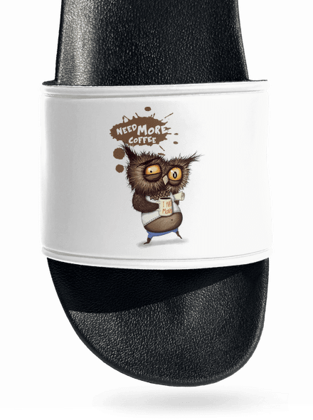 Potřebuju víc kafe pantofle White