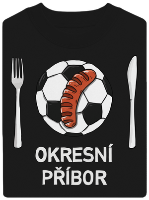 Okresní příbor unisex mikina bez kapuce Black