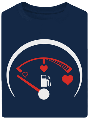 Plnou prosím unisex tričko oversized Midnight Blue