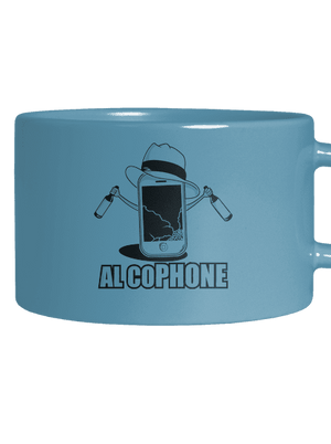 Al Cophone hrnek makronka Blue Macaron