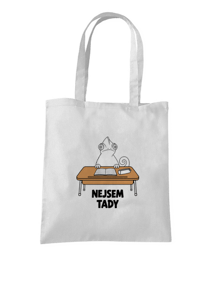 Nejsem tady taška White