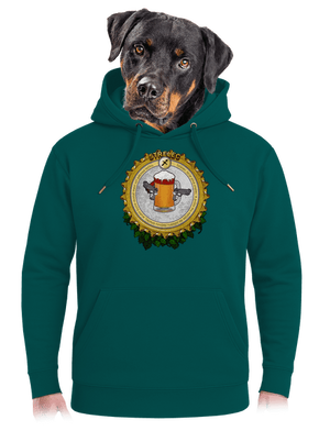 Pivní horoskop: Střelec unisex mikina premium Emerald Green