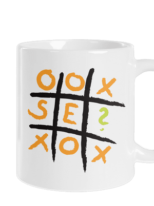 Piškvorky klasický hrnek White