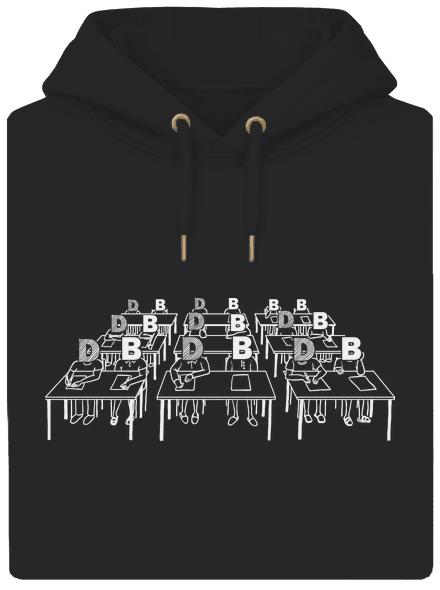 Cimrman: Debil, blbeček unisex mikina premium Dark Black