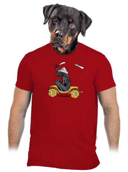 Vetřelníček pánské tričko Red
