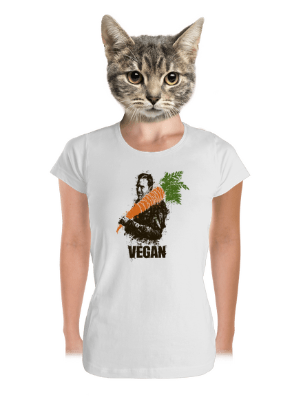 Vegan dámské tričko premium White