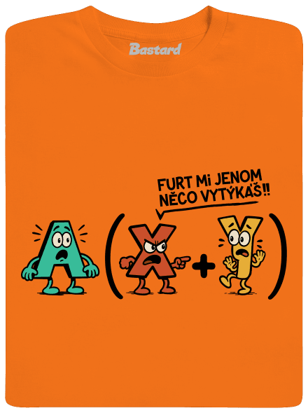 Vytýkání před závorku dětské tričko Orange