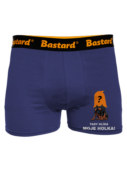 Tady hlídám já boxerky Blue Navy