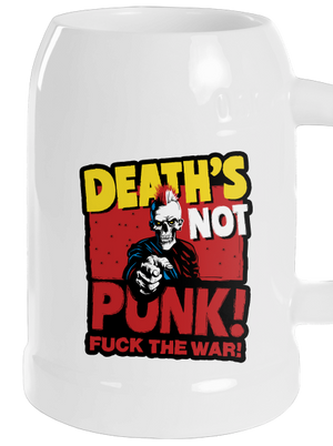 Death's not punk půllitr White