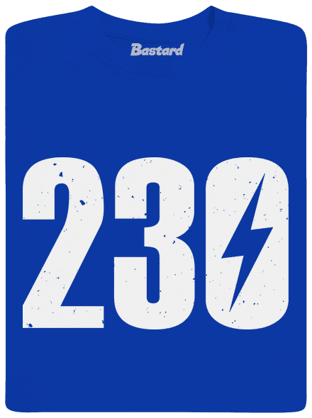 230 V pánské dlouhý rukáv Royal Blue