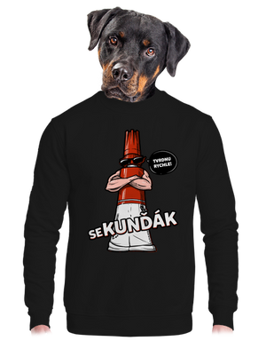 unisex mikina bez kapuce