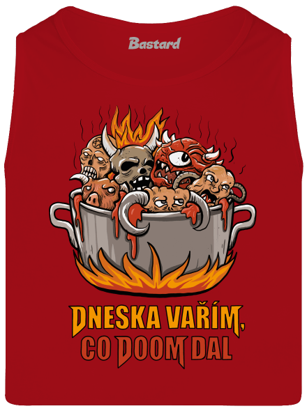Co Doom dal pánské tílko Red