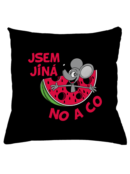 Jsem jiná polštář Black
