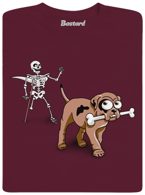 Kostlivec dětské tričko Burgundy