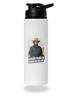 B19: Chuck Norris z Walker, Texas Ranger lahev na vodu White