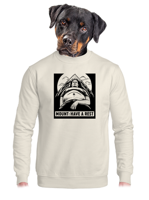 unisex mikina bez kapuce