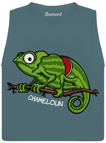 Chameloun dámské tílko volné Heather Deep Teal