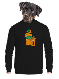 unisex mikina bez kapuce