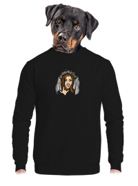 unisex mikina bez kapuce