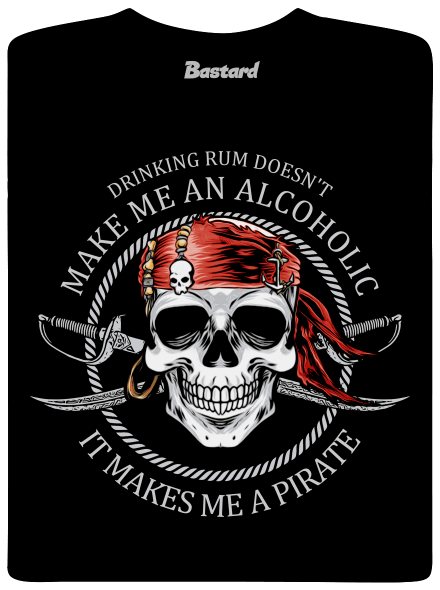 Pirát  pánské dlouhý rukáv Black