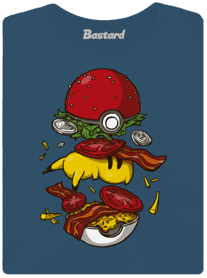 Pokémon burger dámské tričko premium Petrol Blue