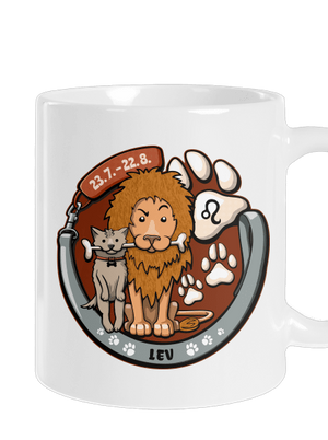 Psí horoskop: Lev klasický hrnek White