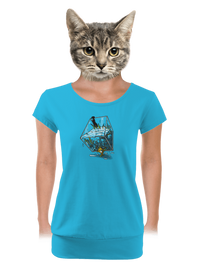 dámské tričko s lemem