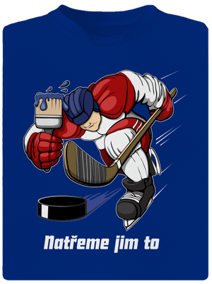 Natřeme jim to - Hokej pánské sportovní tričko Royal Blue Mal