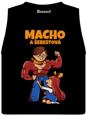 Macho a Šebestová dámské tílko volné Black