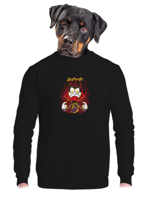 unisex mikina bez kapuce