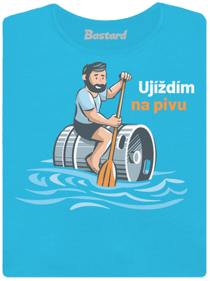 Ujíždím na pivu dámské tričko Blue Atol