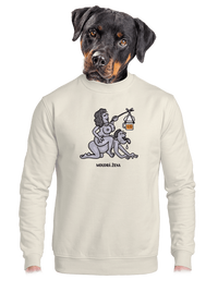 unisex mikina bez kapuce