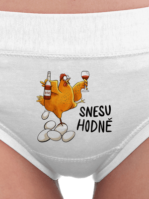 Snesu hodně dámské kalhotky White