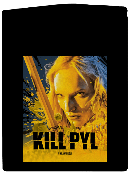 Kill pyl pánská mikina na zip Black