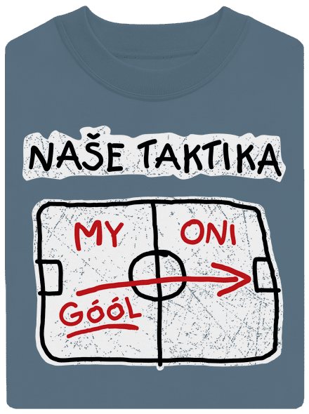 Naše taktika unisex mikina bez kapuce Nordic Blue