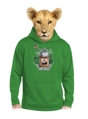 Mlýnek dětská mikina klokanka Kelly Green AWD