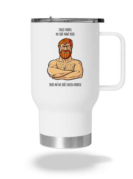 Chuck Norris termohrnek White