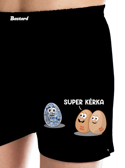 Super kérka pánské trenky Black