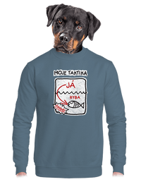 unisex mikina bez kapuce