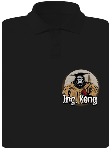 Ing. Kong pánská polokošile Black