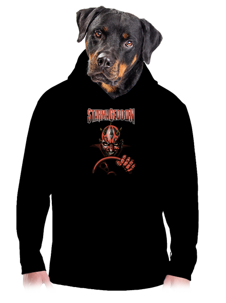 Starmageddon pánská mikina klokanka Black