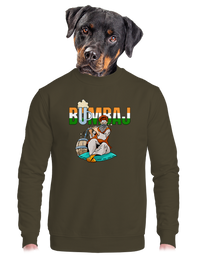 unisex mikina bez kapuce