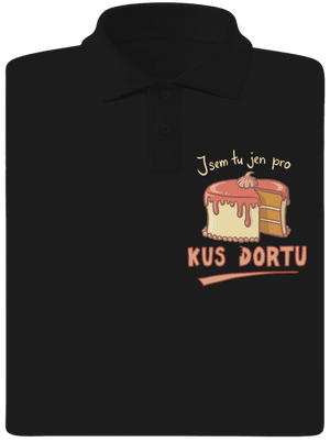 Pro kus dortu pánská polokošile Black