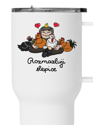Rozmazluji slepice termohrnek White