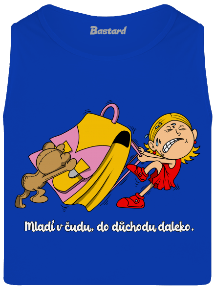 Školačka pánské tílko Royal Blue
