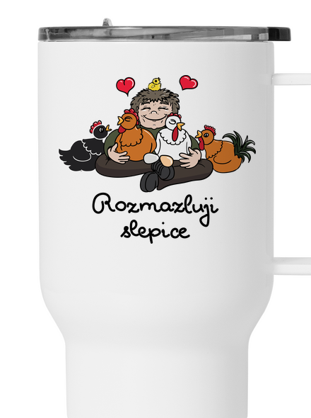 Rozmazluji slepice termohrnek White